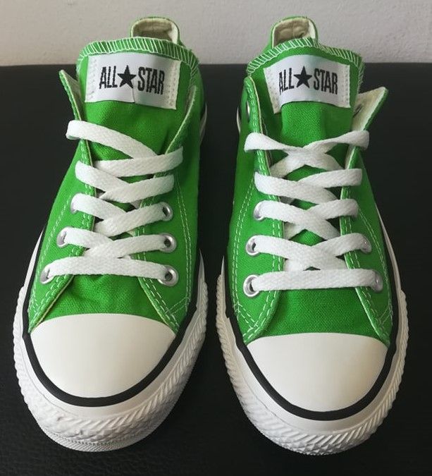 converse all star zielone